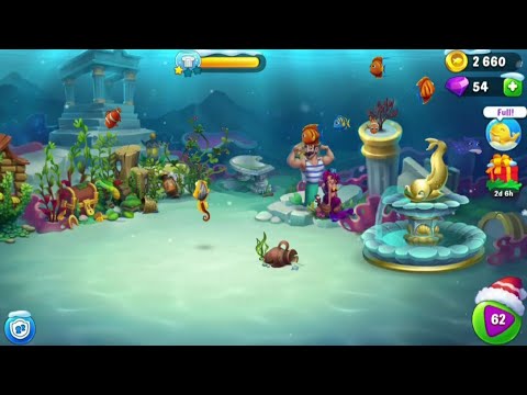 FISHDOM - Gameplay Level 62 Super Hard _ Save The Fish - Build Aquascape