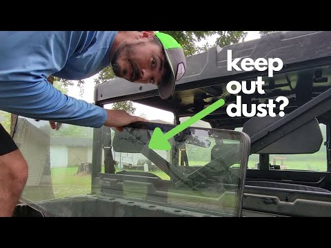 Polaris RANGER Glass Lock and Ride Rear Windshield Review