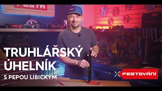 Úhelník truhlářský ALU/NEREZ 400mm FESTA