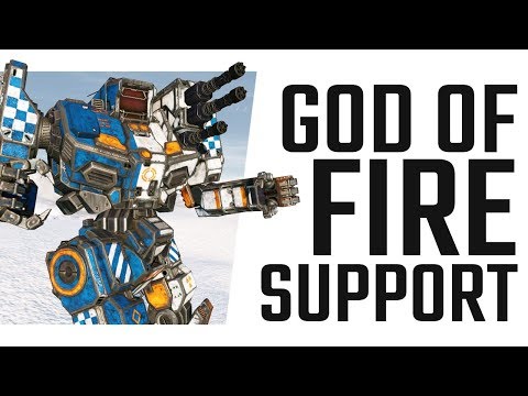 Triple RAC2 DPS Fire Support is insane! Mechwarrior Online The Daily Dose #516