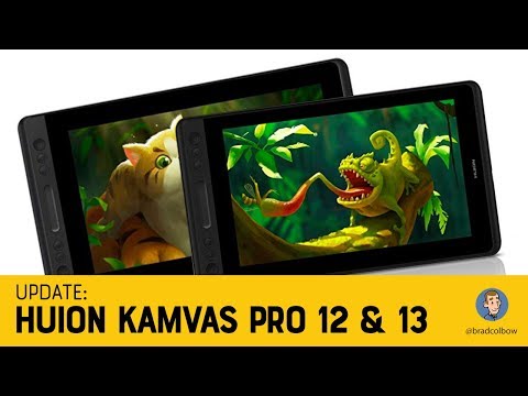 Grafinė planšetė HUION Kamvas Pro 12 video