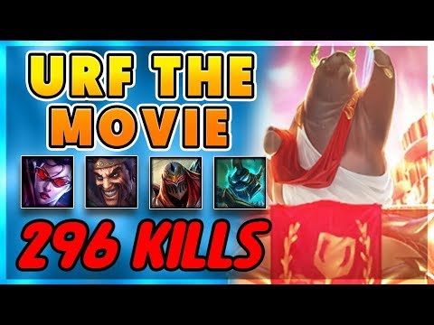 URF THE MOVIE - MY BEST URF GAMES EVER IN 1 VIDEO (296 KILLS!!) - BunnyFuFuu