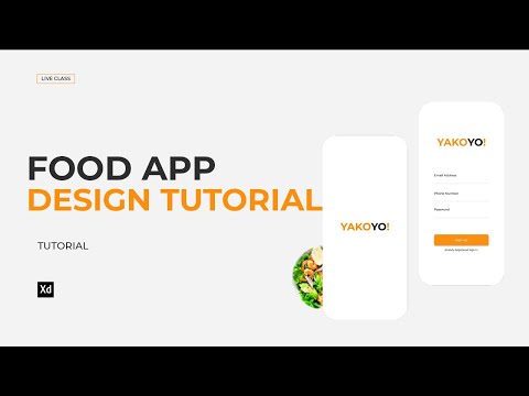Figma Food Mobile App Tutorial - Live Class