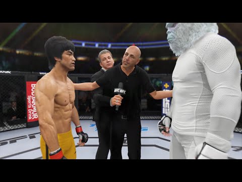 Bruce Lee vs. Ice Kong - EA Sports UFC 4 - Epic Fight 🔥🐲