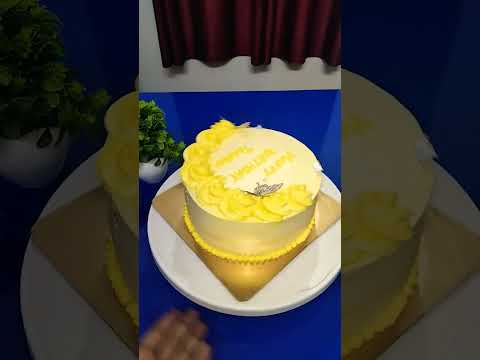 Happy birthday Trishna ! 🎉    3rd order baked 🌈✨ #cakedecorating