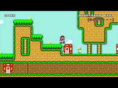 Super Mario Maker - Cannon Land 1:  Blasting Hills by Bilbo