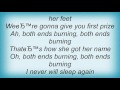 Richard Thompson - Both Ends Burning Lyrics