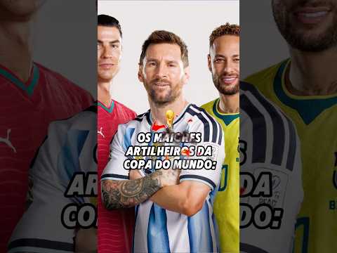 OS MAIORES artilheiros da COPA DO MUNDO: (atualizado 2026)