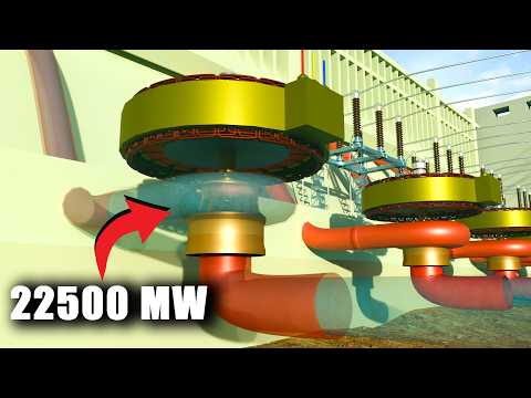 How The Three Gorges Dam Generates 22,500 MW Electricity