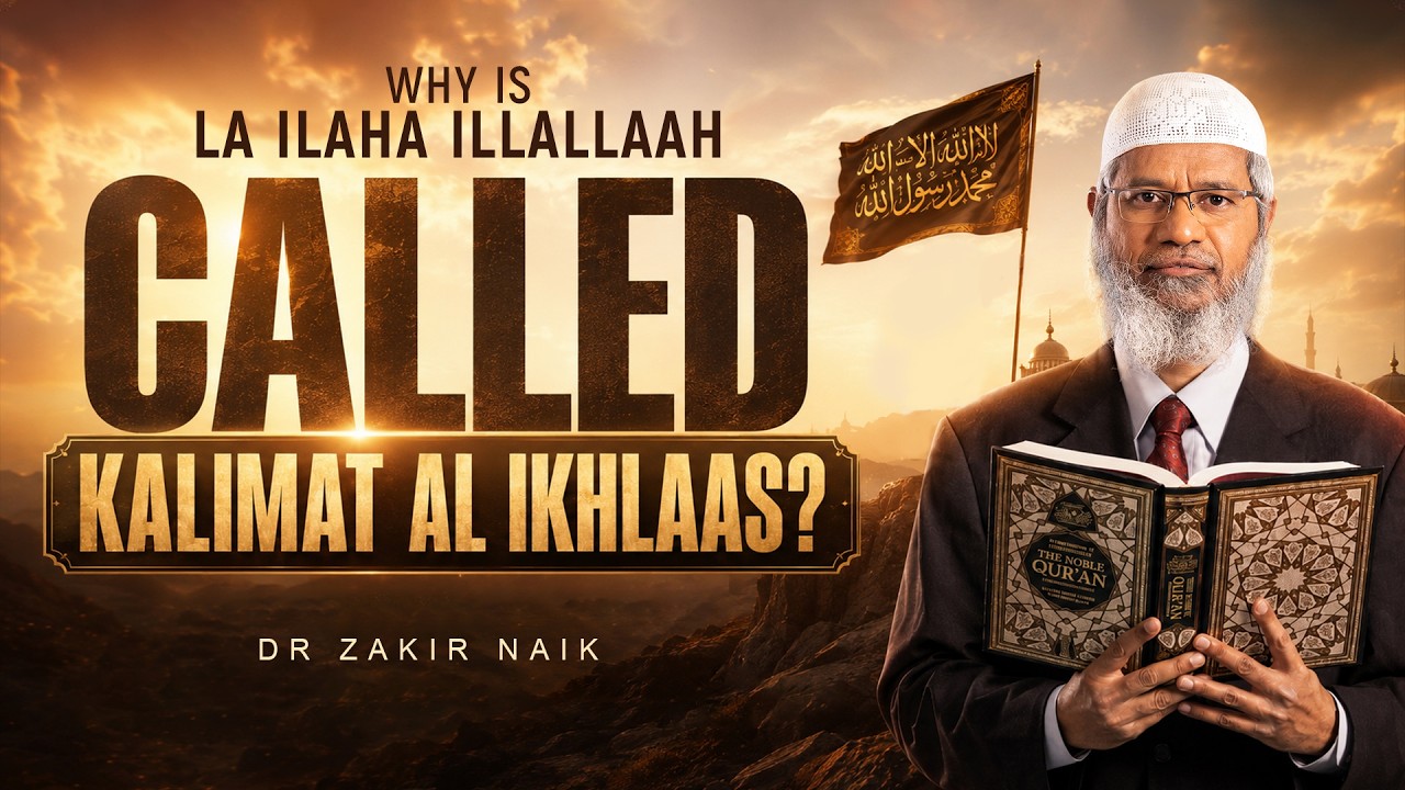 Why Is La Ilaha Illallaah Called Kalimat Al Ikhlaas? – Dr Zakir Naik