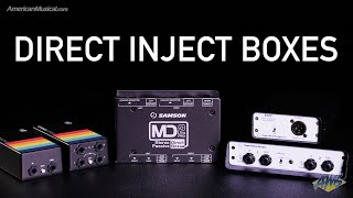 Video thumbnail for What is a D.I. Box? Why do I need a DI Box? Direct Inject Boxes At AmericanMusical com by American Musical Supply