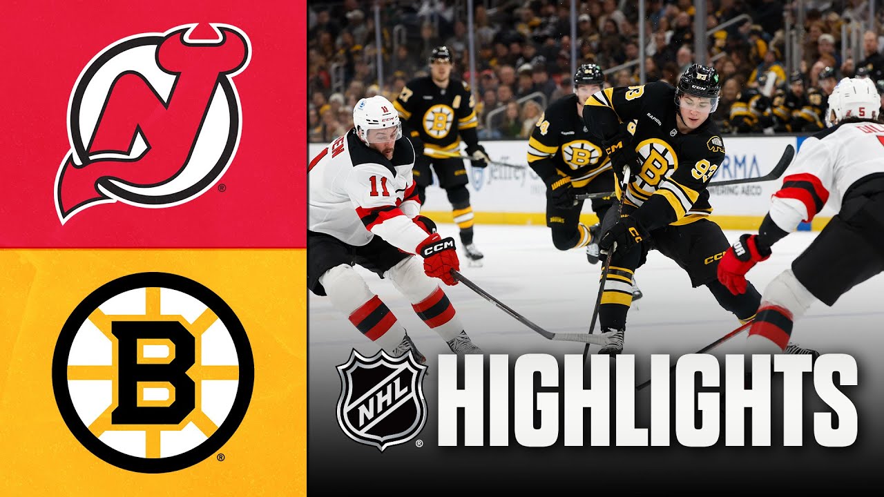 Devils vs. Bruins | NHL Highlights | December 06, 2025