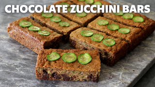 Chocolate Zucchini Bars | Food Wishes