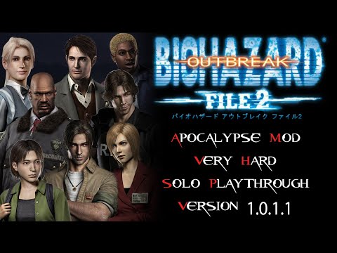 Resident Evil Outbreak File#2: "APOCALYPSE MOD" Very Hard NIGHTMARE - ALL Scenarios