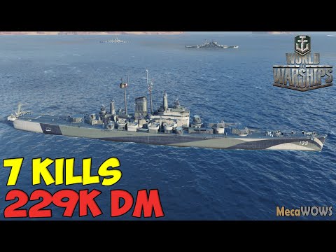 World of WarShips | Salem | 7 KILLS | 229K Damage - Replay Gameplay 1080p 60 fps