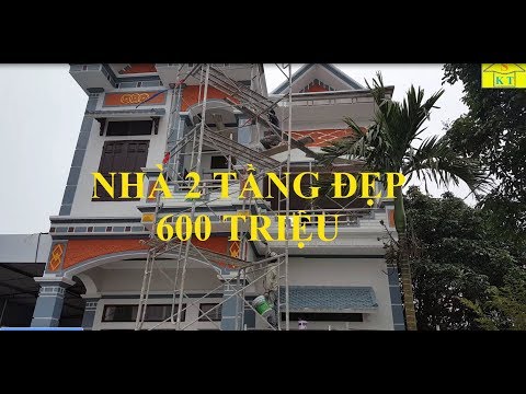 Mẫu Nhà 2 Tầng Đẹp Có Diện Tích 6.7x7.7m Tại Ninh Bình - Chỉ Có 600 Triệu