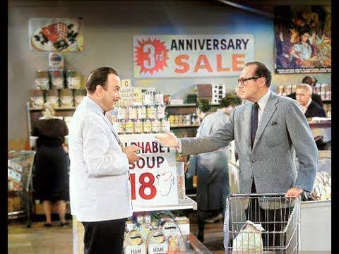 Jack Benny TV Show 1961-01-22 (Thanksgiving Special) Jack Shops At Supermarket with Don Interview