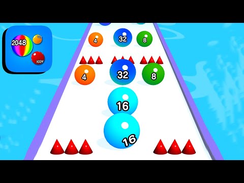 Ball Run 2048 - All Levels Gameplay Android,ios (Part 1) - YouTube