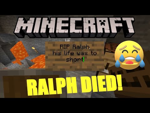 RALPH IS DEAD :( |Minecraft Bedrock survival Lets play   S1E17