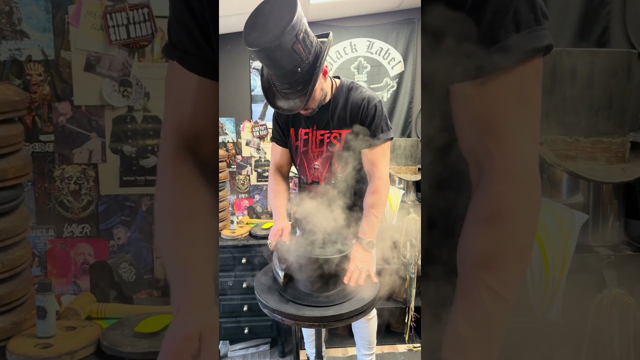 Bespoke Topper Hat in Dark Tone, Textured and weathered