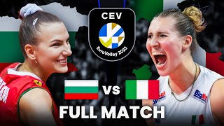 Italy 🇮🇹 vs Bulgaria 🇧🇬 | Full Match | CEV EuroVolley 2023