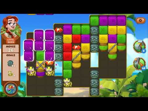 Lost Island Blast Adventure Level 2029 NO BOOSTERS - A S GAMING ✔️