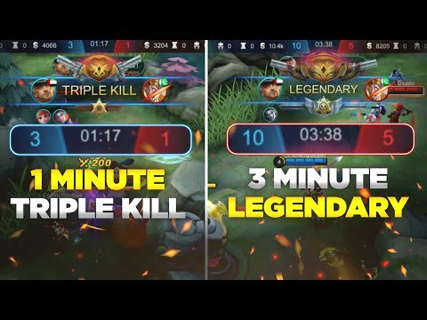 1 Minute Triple Kill 3 Minute Legendary | Clint New Season Gameplay | MLBB