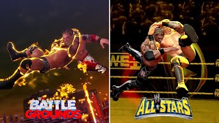 WWE 2K Battlegrounds vs WWE All Stars - Moves Comparison (Which Is Better?)