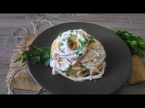 spaghetti alla crema di tonno - Tuna cream spaghetti