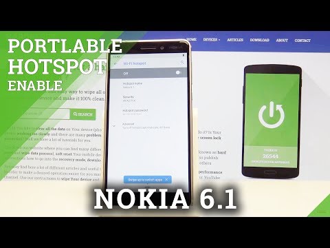 How to Use Portable Hotspot in NOKIA 6.1 - Network Sharing