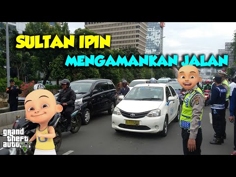 Sultan Ipin tugas mengamankan jalan, Upin senantiasa ikut - GTA V Upin Ipin Episode Terbaru 289