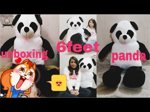 6 Feet Long Panda Stuffed Toy