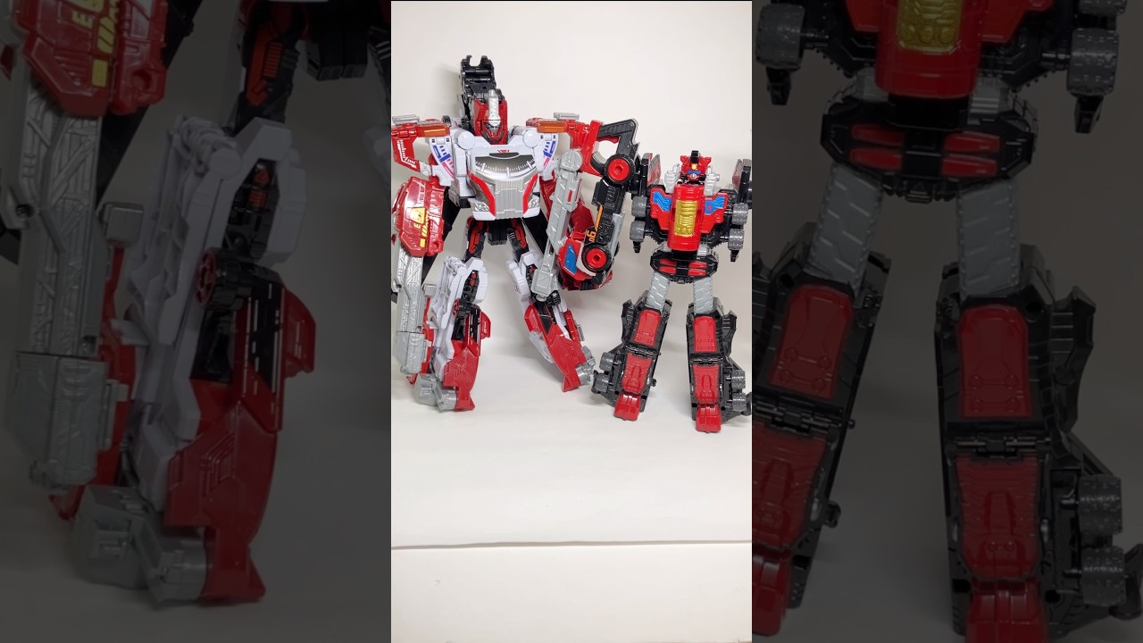 【🚗消防車がロボ合体‼️】トリガーマシンファイヤー & ブンブンレオレスキューを変形合体！#スーパー戦隊 #supersentaiseries