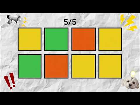 Say the Word on the Beat Challenge | New Colors Easy Version