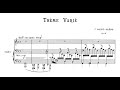 Camille Saint-Saëns - Thème varié, Op. 97