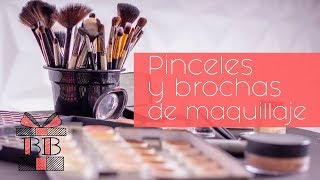 Tipos de pinceles y brochas de maquillaje