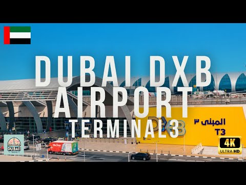 Dubai Airport (DXB) Terminal 3 🇦🇪 Walking tour 4K