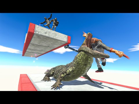 Run and Escape from Spike Traps and Purussaurus - Animal Revolt Battle Simulator