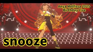 【アーニャ・メルフィッサ】snooze　Anya Melfissa 2025 Birthday Live 生誕祭ライブ【ホロライブID】