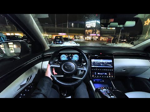 Hyundai Tucson 2022  Night Test Drive POV