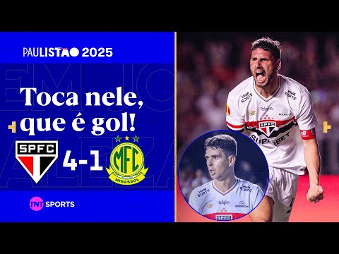 CALLERI VOLTA A MARCAR E OSCAR CRAVOU MAIS UM! SÃO PAULO 4X1 MIRASSOL | PAULISTÃO 2025