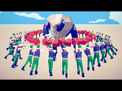 100x PRESENT ELF vs EVERY UNIT | TABS - Totally Accurate Battle Simulator