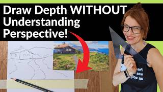 EASY Perspective Drawing (WITHOUT Understanding Perspective!)