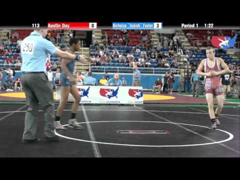 Fargo 2012 113 Round 1: Austin Day (Florida) vs. Nicholas ``Isaiah`` Foster (Virginia)
