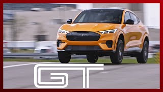 2021 Ford Mustang Mach-E GT ridealong EXCLUSIVE - so fast it makes me SICK