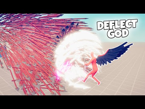 DEFLECT GOD vs GODS RANGED UNITS | TABS Modded Gameplay