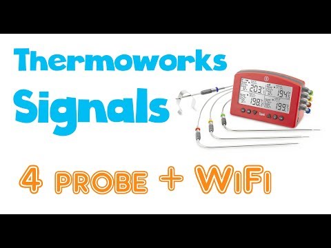 Thermoworks Signals Review - 4 probe WiFi BBQ Thermometer