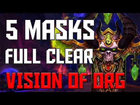 HAVOC DH-5 MASK FULL CLEAR SOLO VISION OF ORGRIMMAR