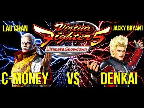 VF5US- C-MONEY VS DENKAI! (Virtua Fighter 5: Ultimate Showdown) Lau Chan VS Jacky Bryant Matches FGC