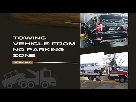 Towing Technique from NO PARKING ZONE in GERMANY
